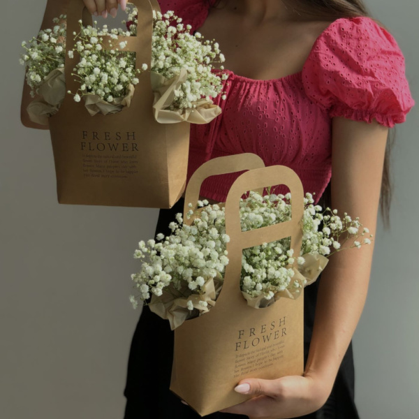 КОРОБКА С ГИПСОФИЛОЙ